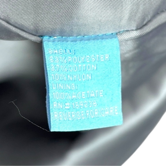 J. MCLAUGHLIN FRANCINE INDIGO LEAFLET SLATE BLUE CAP SLEEVE SHEATH DRESS - Picture 14 of 14